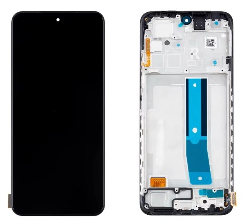 Ecrã ou display LCD e Touch + frame para Xiaomi Redmi Note 12S 4G 2023 preto Service Pack